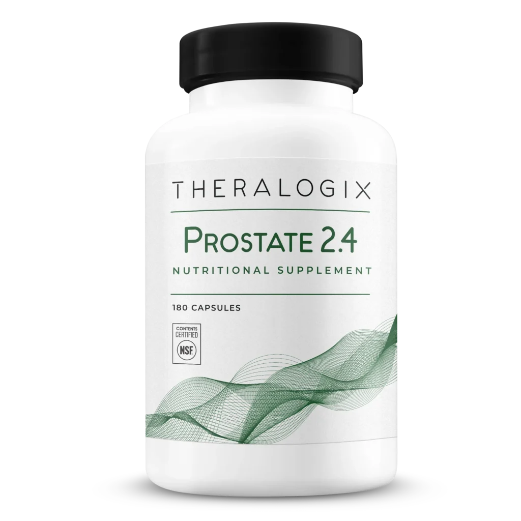 At Urology Specialists of Austin, we recommend Prostate 2.4 by Theralogix as our preferred prostate health supplement.
