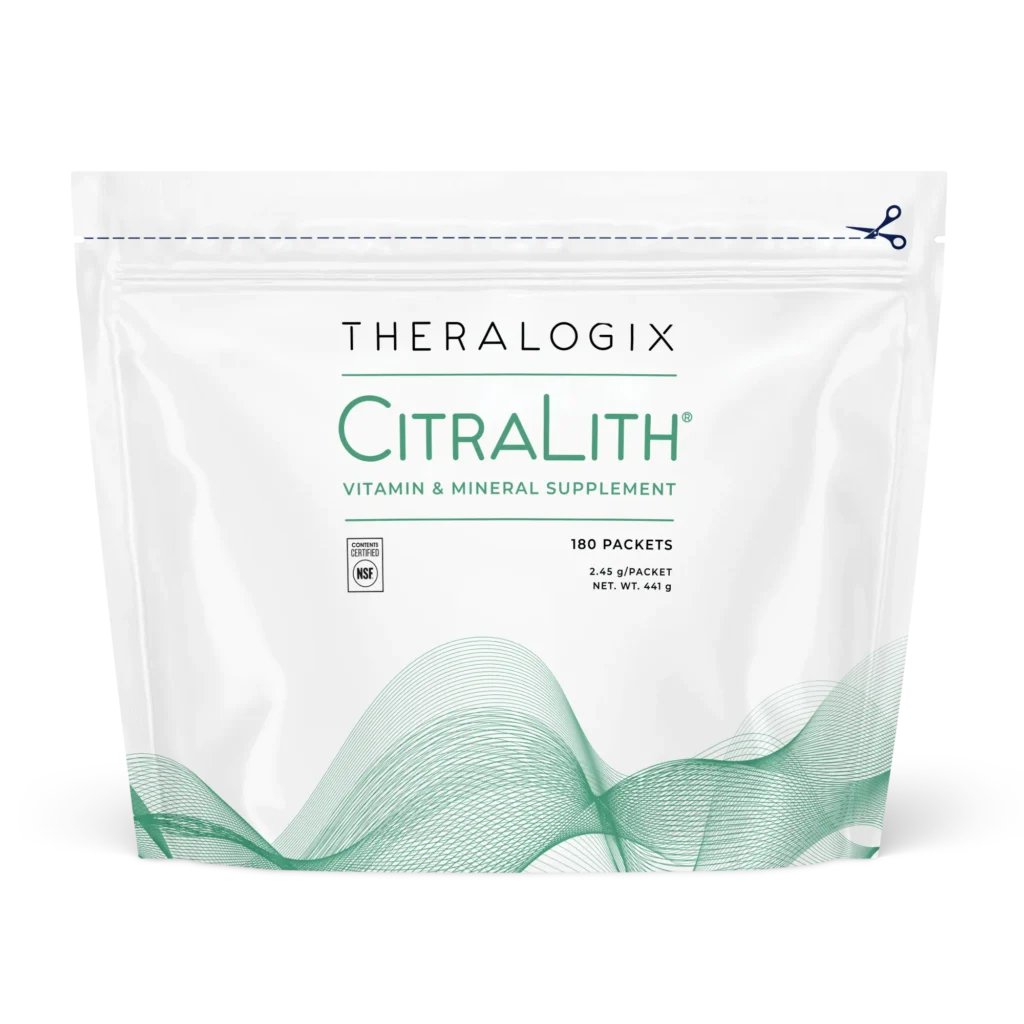 At Urology Specialists of Austin, we recommend CitraLith by Theralogix as our preferred kidney stone supplement. 